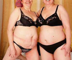 Fat granny lesbians toying..